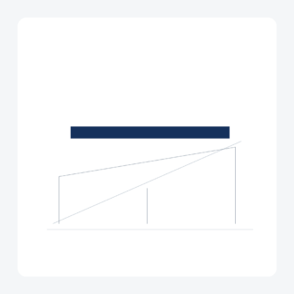 Two-Panel Rooftop Mounting Structure